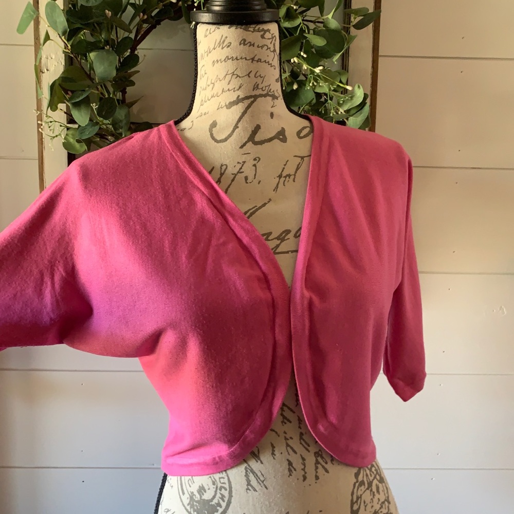 INC Bright Pink Spring Shrug 🌸